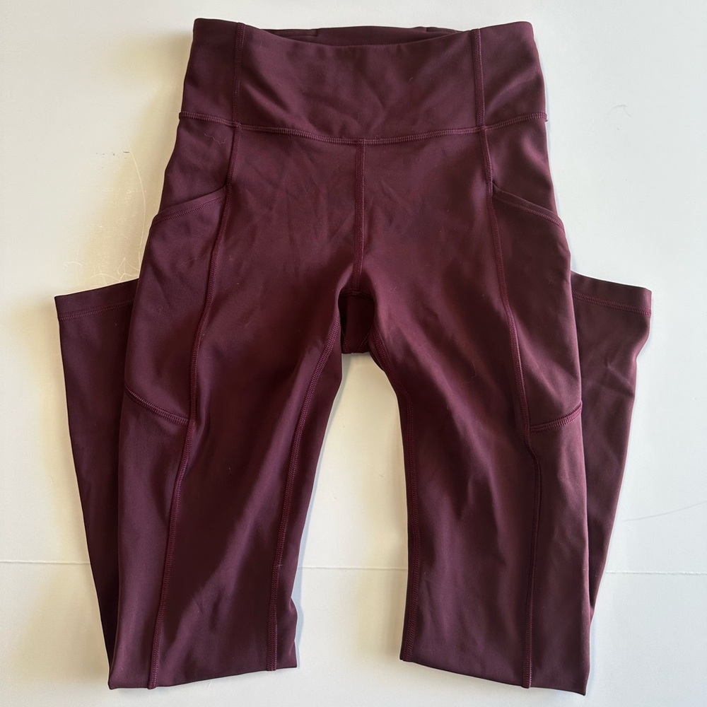 Lululemon Invigorate High-Rise Tight 25" Cassis Size 4 W5CQFS READ DESCRIPTION
